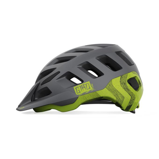 GIRO Radix Mat Metalic Black/Lime 