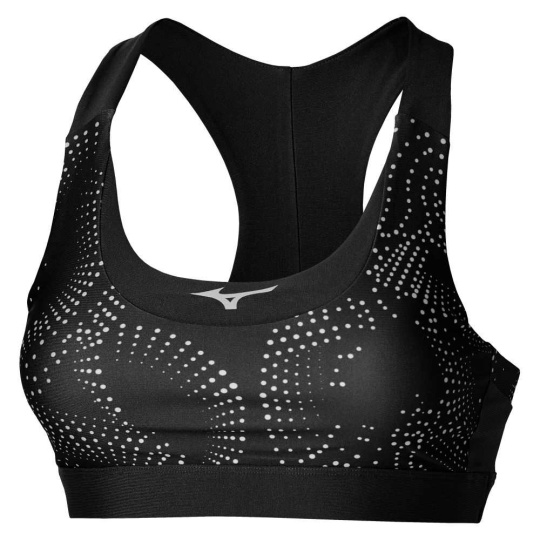 Mizuno Alpha Padded Bra  / Black / Apricot Ice