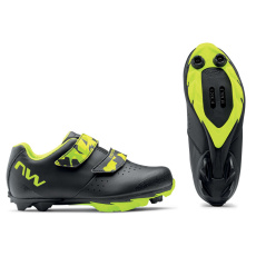 Dětské tretry Northwave Origin Junior Forest Black/Yellow Fluo