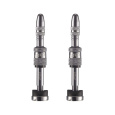 Presta Quickfill | Tubeless Valves | Gen2 | 16-24mm Depth | 2 Pieces | Silver